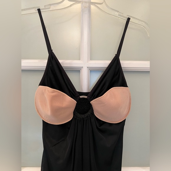 Scoop NYC Nightgown style sparkle maxi dress with center ring - Picture 7 of 10